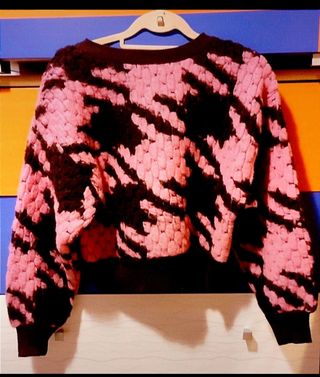 Jersey pata de gallo lana S