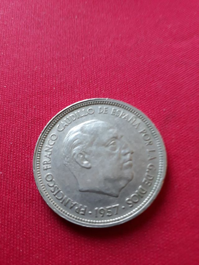 50 PESETAS FRANCISCO FRANCO AÑO 1957 *60