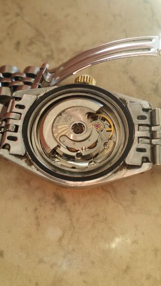 Reloj Suizo Automático Acero Oro