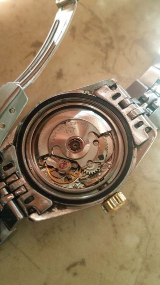 Reloj Suizo Automático Acero Oro