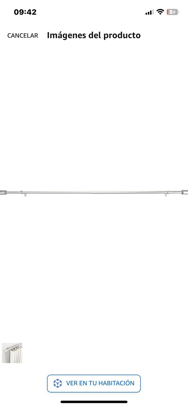 Bastone per tende in 2 pezzi