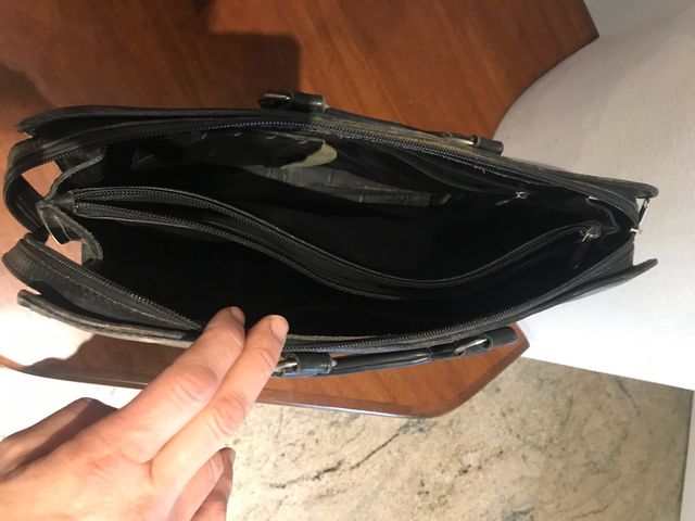 borsa da lavoro in vera pelle