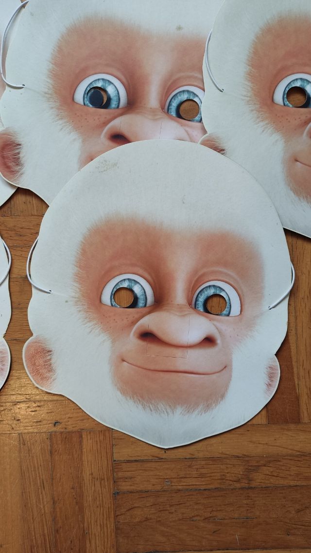 12 máscaras Copito de Nieve