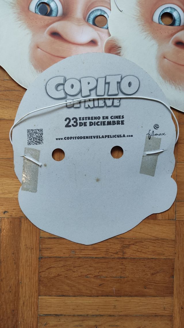 12 máscaras Copito de Nieve