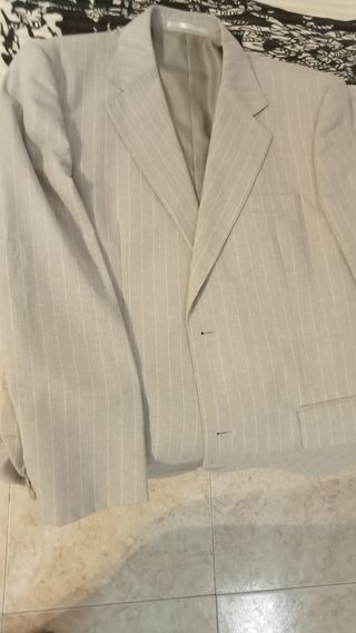 Traje de chaqueta hombre color beige