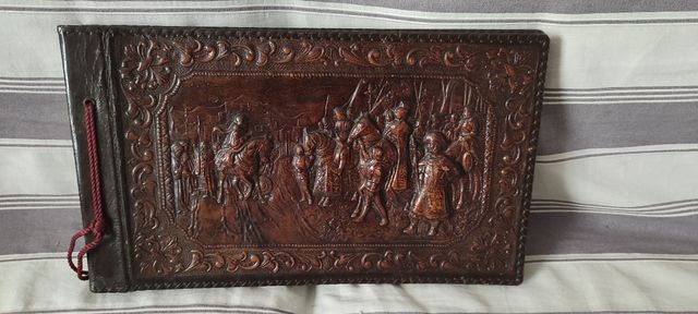 Álbum fotos en cuero