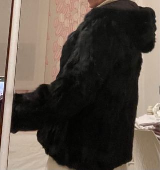 chaquetón de pelo natural reversible