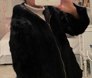 chaquetón de pelo natural reversible