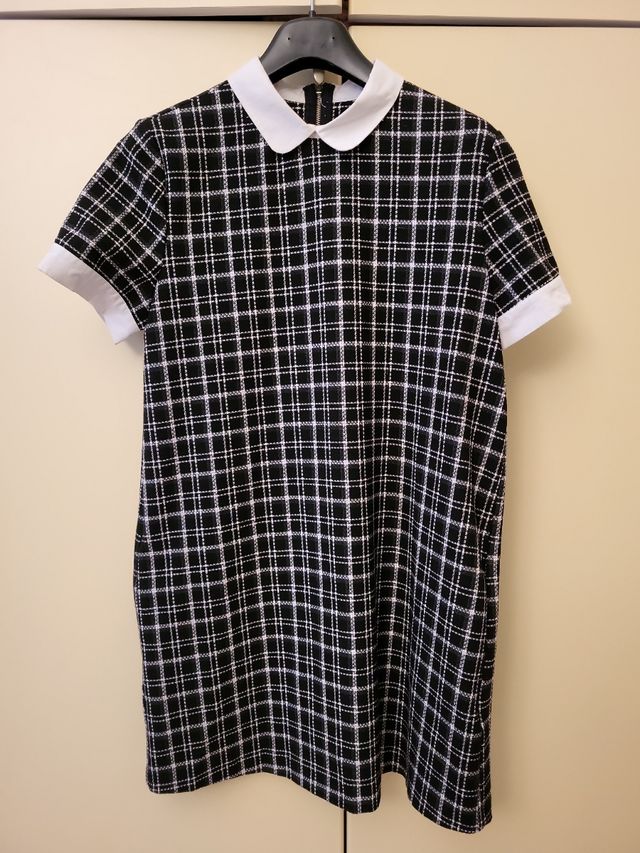 Abitino bianco e nero con tasche tg. L