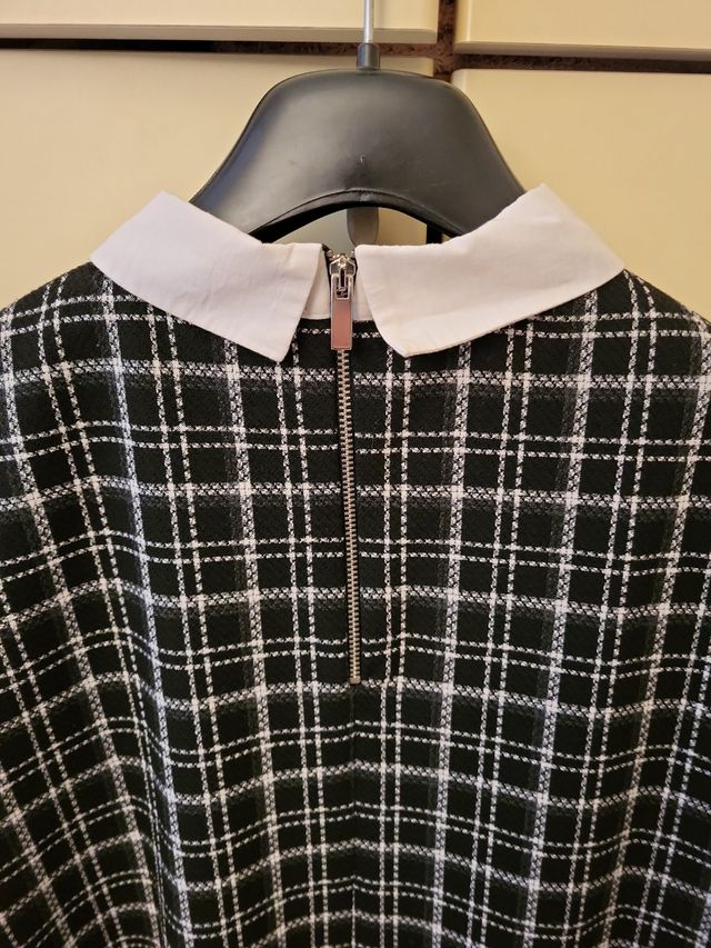 Abitino bianco e nero con tasche tg. L