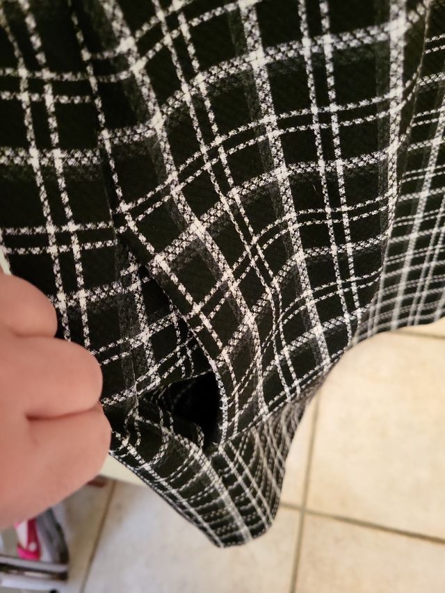 Abitino bianco e nero con tasche tg. L