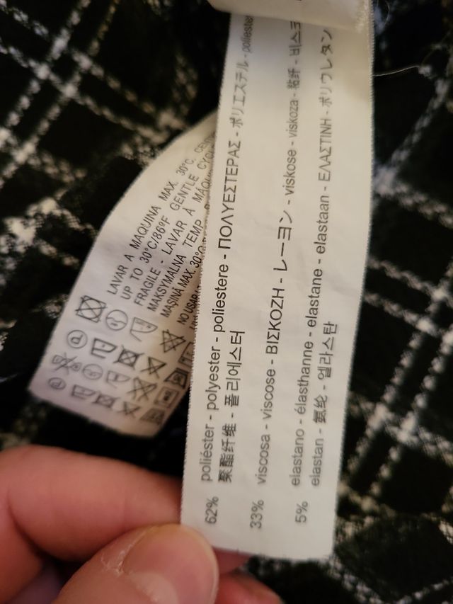 Abitino bianco e nero con tasche tg. L