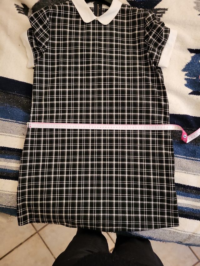 Abitino bianco e nero con tasche tg. L