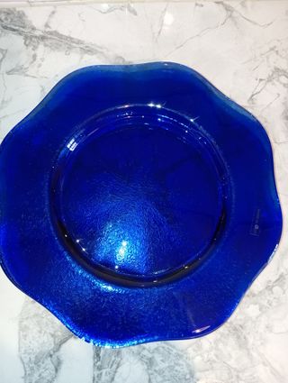 3 bajoplatos italianos de cristal