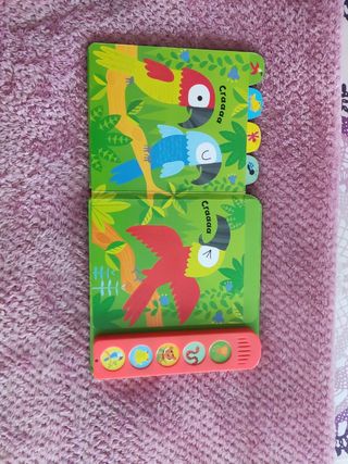 Libro infantil de sonidos LA SELVA