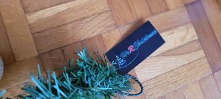 Adornos Navidad lote con guirnalda