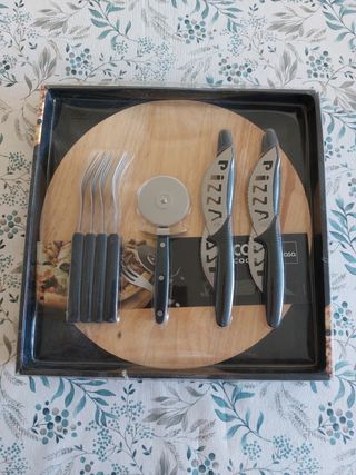 Juego para pizza con 10 piezas