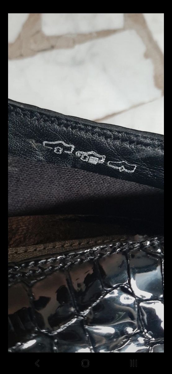 Mocassino donna nero n.40