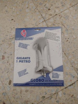 Globo gigante 1 metro para cumpleaños precintado 