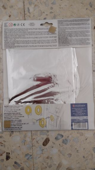 Globo gigante 1 metro para cumpleaños precintado 