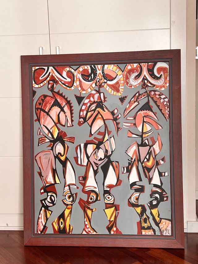 Cuadro étnico 114x95