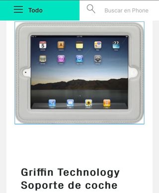 Soporte tablet reposacabezas coche