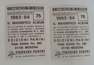 figurine panini calcio fiorentina 1983-84