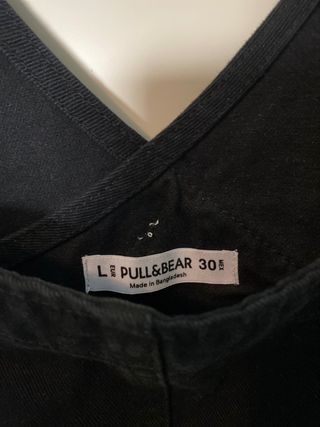Peto vaquero falda Pull