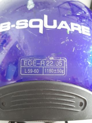 Casco b-square azul. Talla L 59-60.