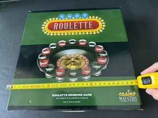 Vasos chupitos juego ruleta