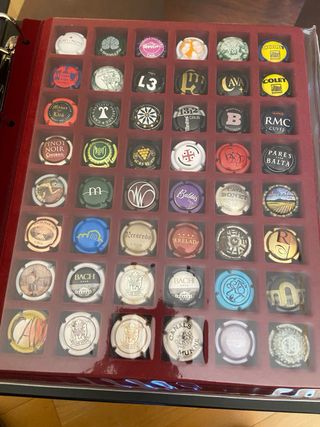 album chapas de cava vintage