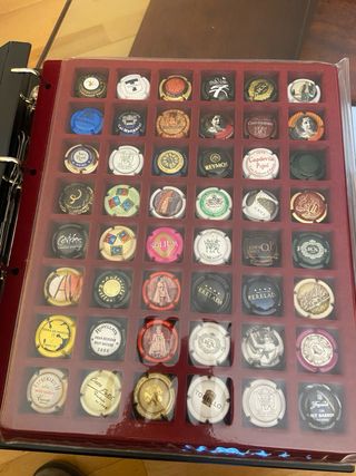 album chapas de cava vintage