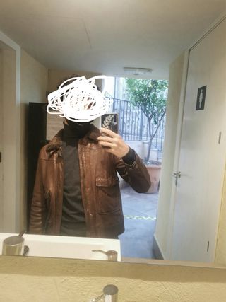 Chaqueta de cuero