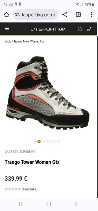 Botas invierno La Sportiva alpinismo raquetas