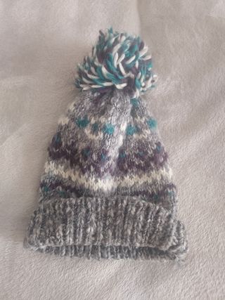 Gorro lana pompón Zara kids 