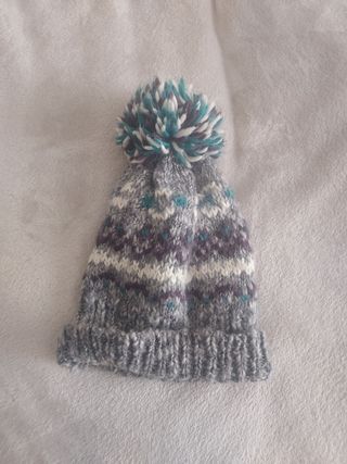 Gorro lana pompón Zara kids 