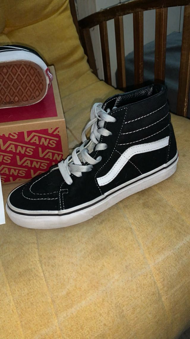 Zapatillas Vans UY SK8-HI black TALLA 34