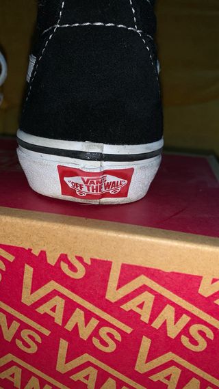 Zapatillas Vans UY SK8-HI black TALLA 34