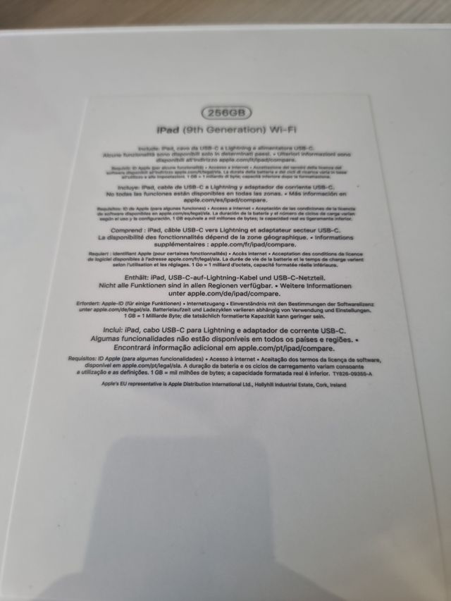 Ipad 9 256Gb Nuovo