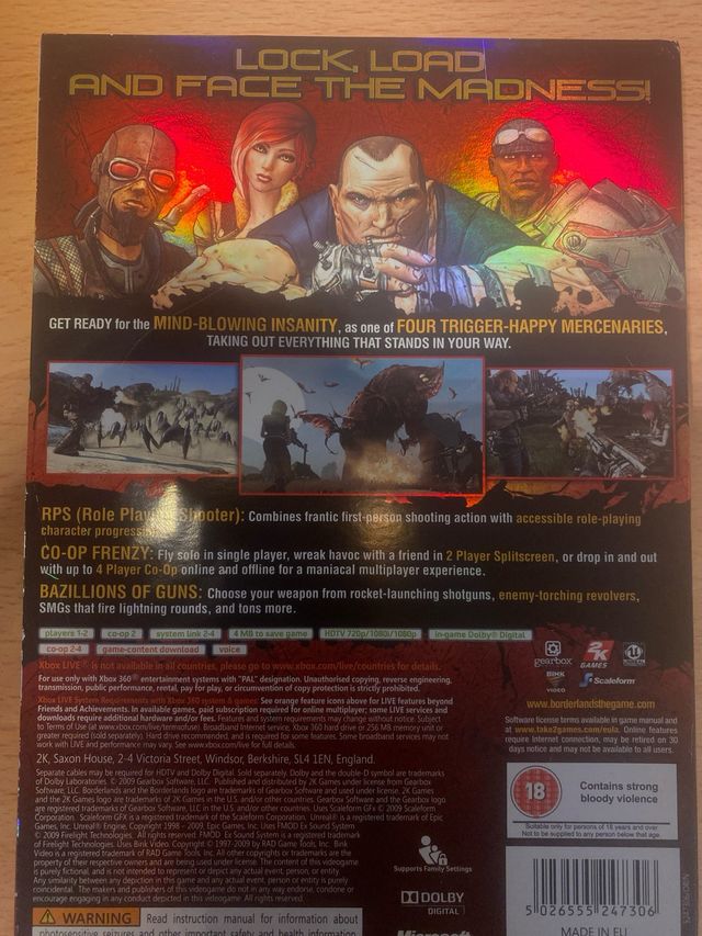 Borderlands XBOX 360