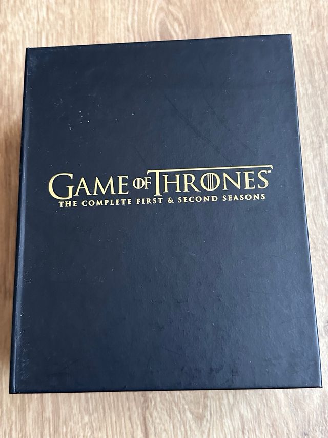 juego de tronos dvd temp 1 y 2 blueray