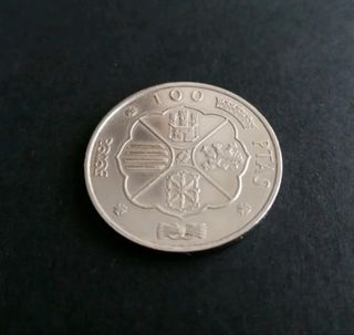 Moneda de 100 pesetas 1966!