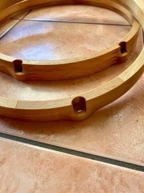 Coppia di cerchi in legno acero per Tom