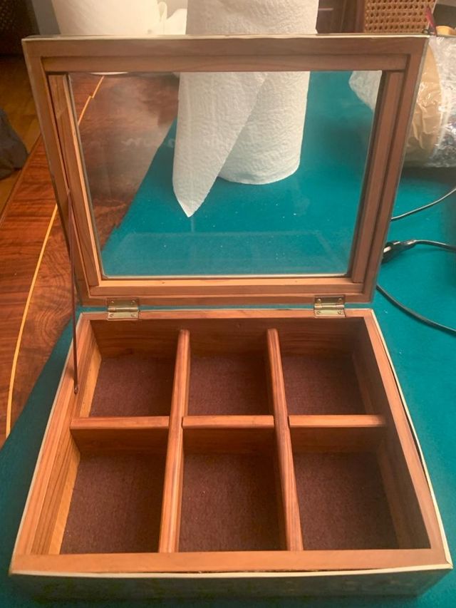 Caja para guardar bolsitas de té o café