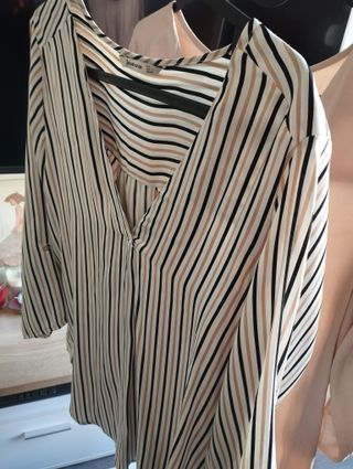 Camisa satén rallas