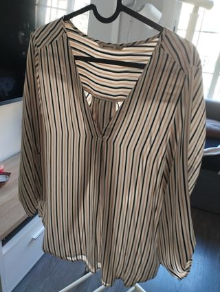 Camisa satén rallas