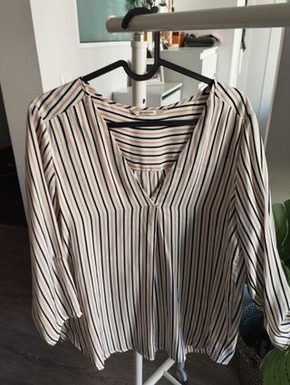 Camisa satén rallas