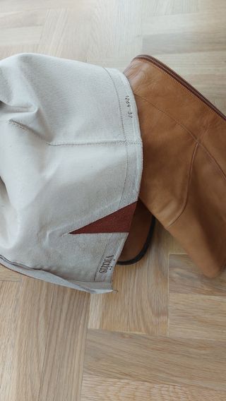 Botas piel color camel