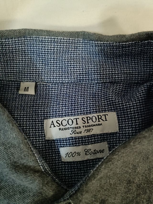 Camicia grigio uomo Ascot Sport