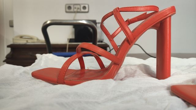 Sandalias tacón Zara